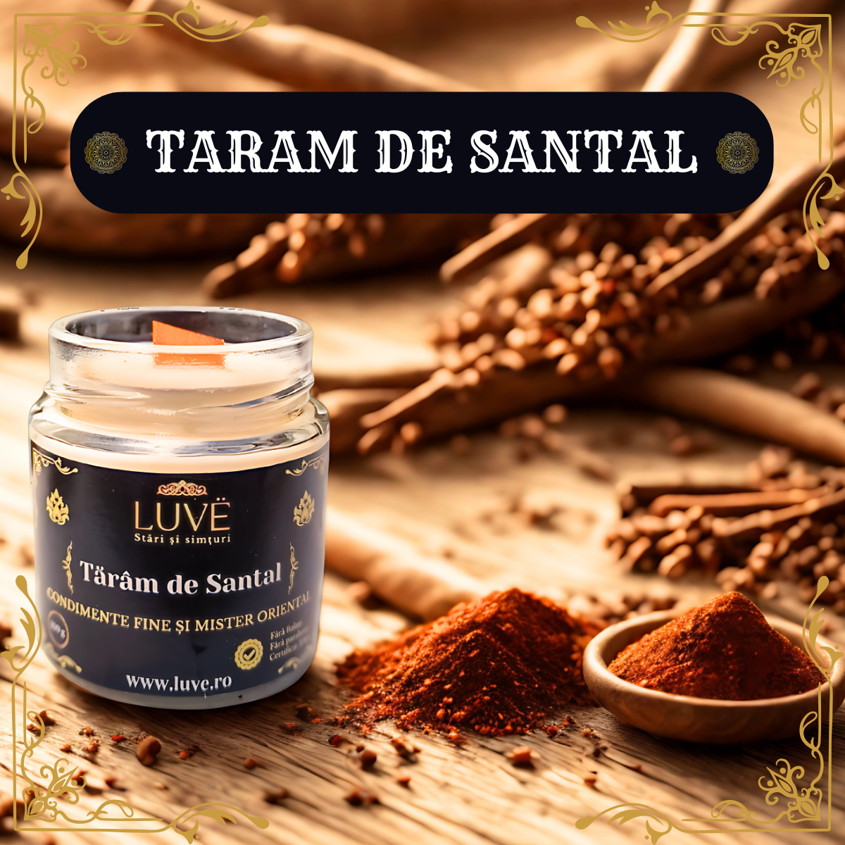 Lumanare Parfumata Luve - Taram de Santal